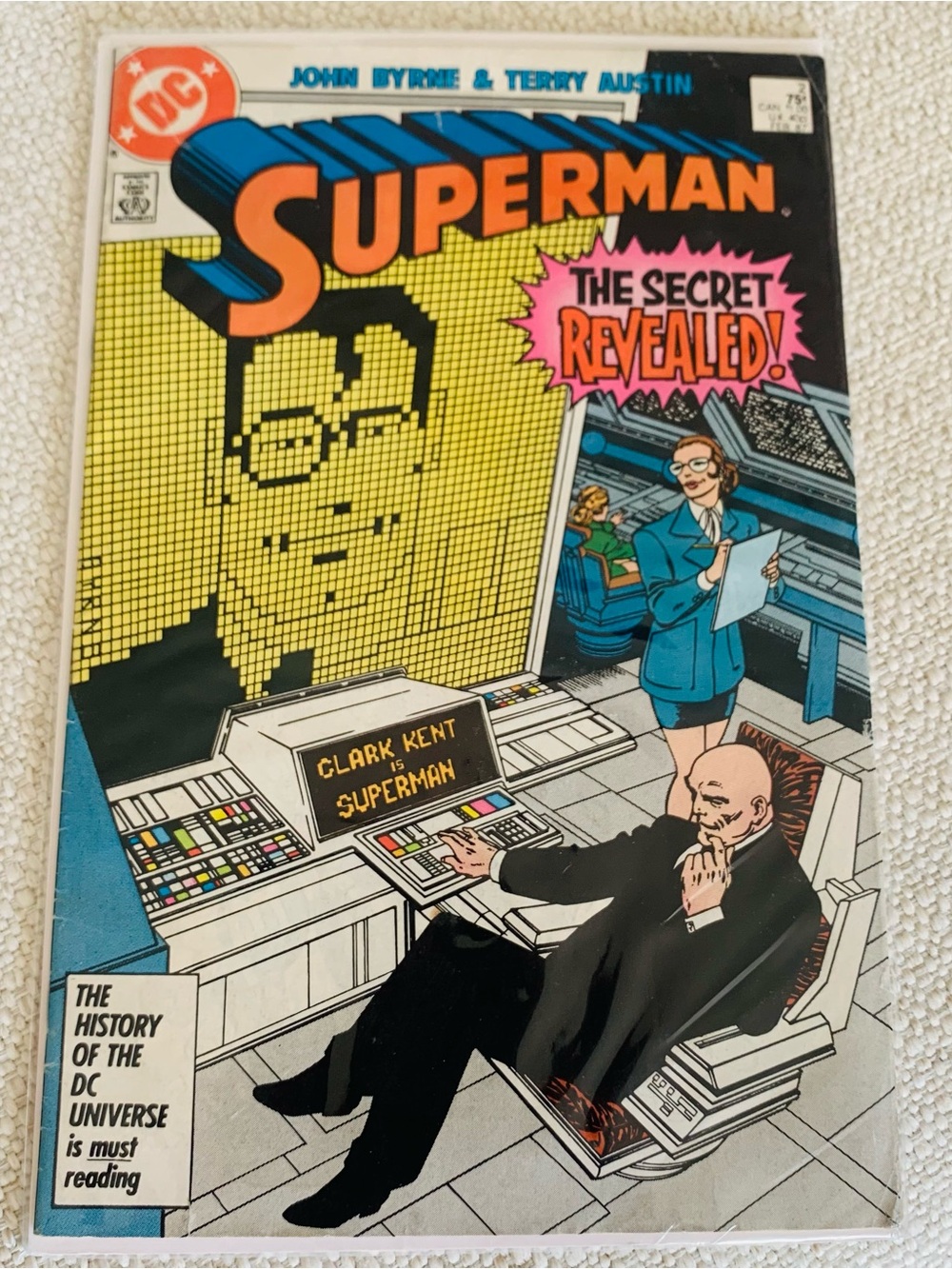 DC Superman comic The Secret Revealed vintage 1987
